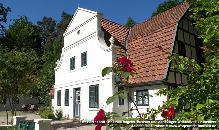 Ansicht Barkenhoff, ehemaliges Wohnhaus Heinrich Vogelers