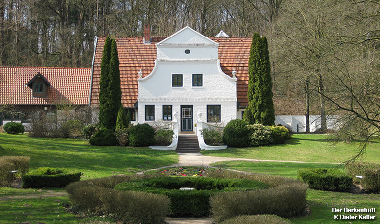 Ansicht Barkenhoff, ehemaliges Wohnhaus Heinrich Vogelers, Vorderseite
